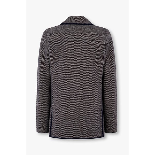 헤링본 울 니트 싱글 자켓 1915328102000