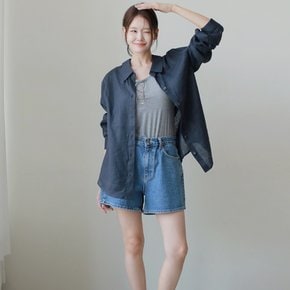 [최초가 69,900원][르포엠]메르센 프렌치 린넨100 셔츠 1종