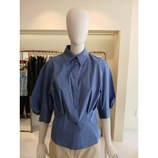 CC콜렉트 [여주점] 씨씨콜렉트 7부소매허리라인핀턱셔츠E252msc131