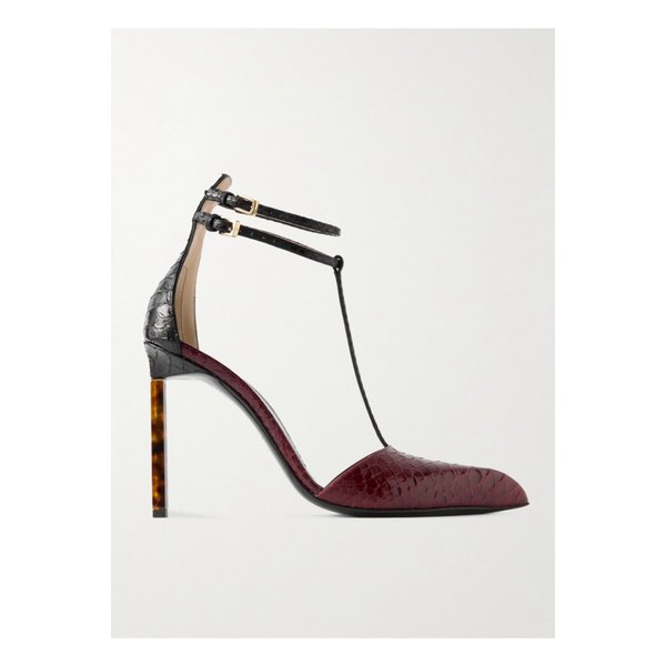 스네이크 이펙트 가죽 펌프스 레드 46376663162911888