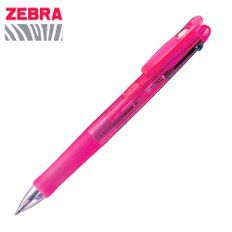 제브라 클립온 3C 3색 볼펜 (흑.청.적) (B3A3) (핑크)
