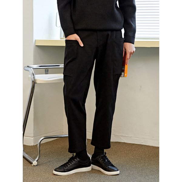 백기모 배기핏 E밴딩 팬츠 CFS23WWPTB10 BLA