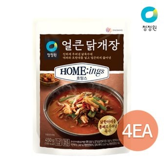 청정원 호밍스 얼큰 닭개장 450g x 4개