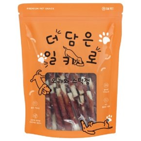 더담은 일키로 오리와 스틱껌 1kg 강아지간식