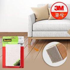 마루보호 패드 사각/대 (10cm x 15cm x 4입)