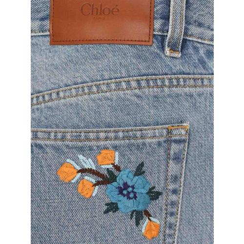 끌로에 스트레이트 팬츠 CH26WDP53158480 BLUE