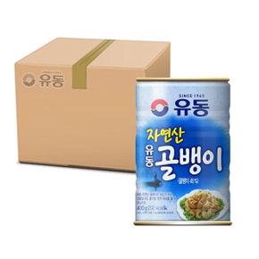 유동 자연산 골뱅이 통조림 400g 24개