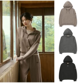 [SSG단독][정상가129,000]정소민착용 비비씨어스 실키테리  후디집업(3컬러) BEFMZDQ11BEMMZDQ11