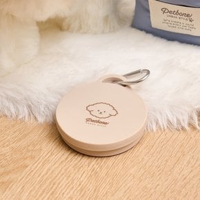 펫본 휴대용 실리콘 산책 물컵 BEIGE