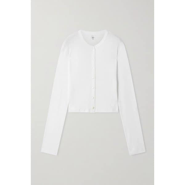 리셋 난도 리브 코튼 저지 가디건 46376663162986262