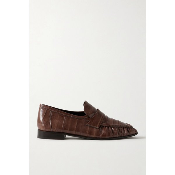 패널 글로스 가죽 로퍼 1647597333371523