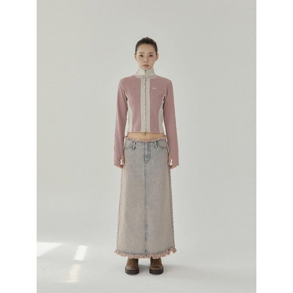 Track Zip-up (Pale Pink)