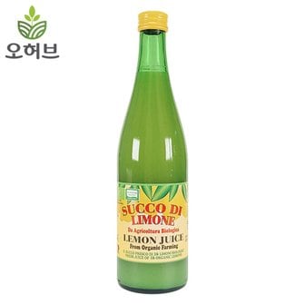 오허브 유기농 레몬원액 레몬즙 500ml 레몬주스 레몬물