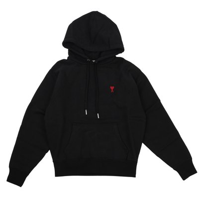 하트 로고 후드 티셔츠 BFUSW205 747 001 (BLACK)