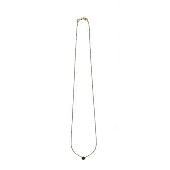 페르테 오니체 옐로블랙 네크리스 40cm, Onice Yellow&Black Necklace 40cm, 14k yellow gold, black gold