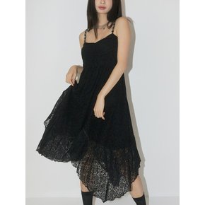 Lace Homewear Onepiece - Black