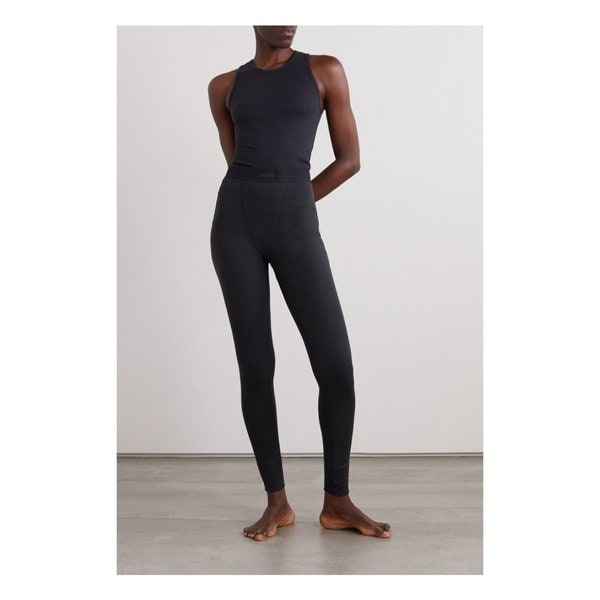 스킴스 골지 코튼 혼방 레깅스 수트 블랙 1647597305460522