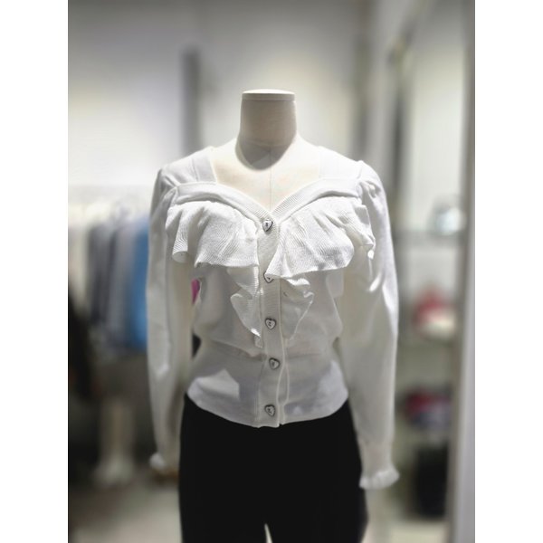 [여주점] 하트넥러플니트가디건 ES1JK201