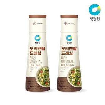 청정원 오리엔탈드레싱 325g 2개