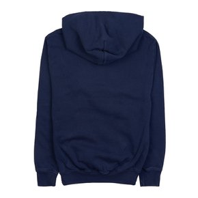 WELLNESS CLUB FLOCKED HOODIE NAVY CREAM 여성 웰니스 클럽 후드 티셔츠