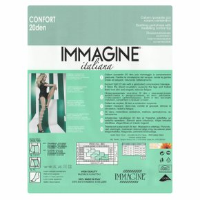 이마지네 CONFORT 고탄력 20데니아 여성 팬티스타킹 8매