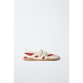 ZARA 자라 키즈 스포티 발레 플렛 슈즈 레드 2413830600 2413830 1318731