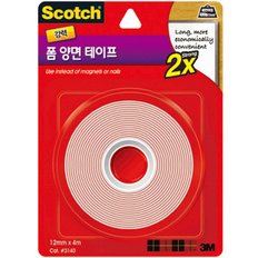 3M 강력 폼 양면 테이프 3140 (12mm*4M)