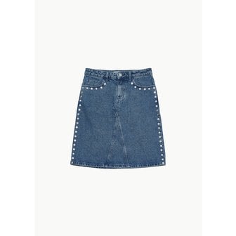 샵아모멘토 팔로마울 24SS PALOMA WOOL CROWD SKIRT IN DENIM