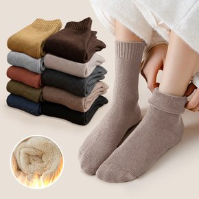 [10+10] 심플도톰 기모양말 컬러혼합 남녀공용 양말세트 (총 20켤레)