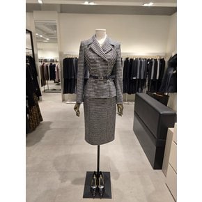 [파주점] 세트 울 하운드투스 체크 자켓 + H라인 스커트 JRBA0JK741,JRBA0SK741