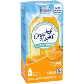 [해외직구] Crystal Light 크리스탈라이트 시트러스 무설탕 드링크 믹스 10입 4팩