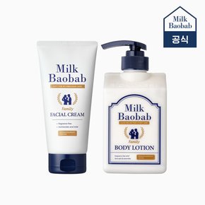 패밀리 페이셜 크림 160g+패밀리 바디로션 500ml