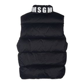 [라벨루쏘] [MSGM] 남성 로고 다운 패딩 조끼 3340MH17 227701 99