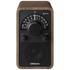 []Sangean WR-304 FMAM 라디오·Bluetooth 스피커 우드 캐비닛 apt X HD (월너트블랙)