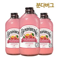 자몽 핑크 그레이프프루트 bundaberg 375mlX12(Glass)