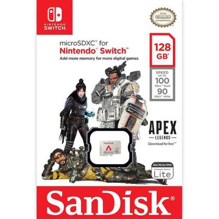Nintendo Swich 128GB SDカード付き Amazon.com: SanDisk 128GB MicroSD Nintendo Switch Memory