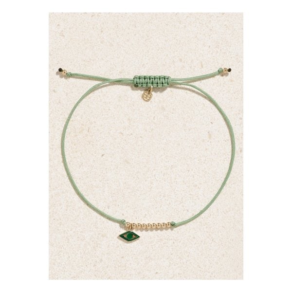 시드니에반 이블 아이 14k 골드 코드 에나멜 브레이슬릿 1647597331928456