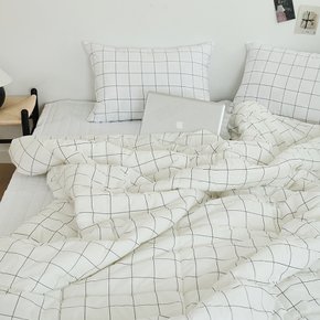 아사60수 플랫 차렵베개세트