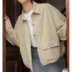포켓커버 밑단스트링 셔츠 자켓 B627FA_P370566148