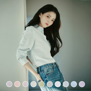 345510 한소희 코튼린넨 셔츠