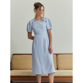 Square Sailor Dress_Light Blue