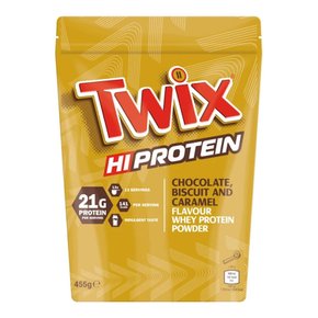 [해외직배송] 트윅스 하이프로틴 단백질 파우더 초콜릿,비스킷 & 카라멜 455g