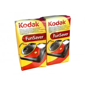 Kodak Funsaver 27장 촬영(렌즈 부착 필름) 2개 팩