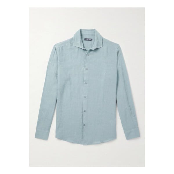 프레스코볼 카리오카 안토니오 리넨 셔츠 블루 46376663162873338