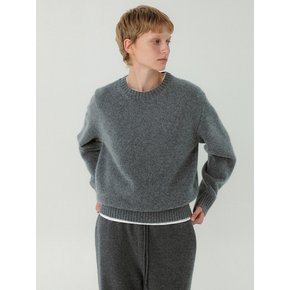 Winter Round-Neck Pull-Over_Charcoal