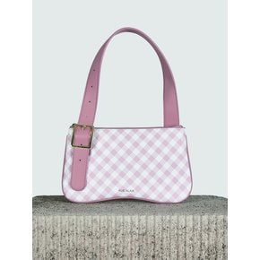 Baguette Check Bag (Baby Pink)