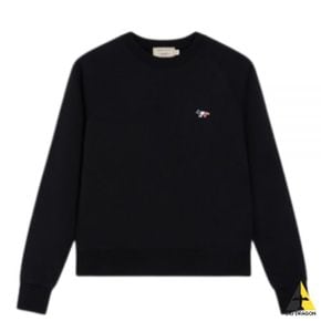 메종키츠네 SWEATSHIRT TRICOLOR FOX PATCH (FW00308KM0001-BKP199) (트리컬러