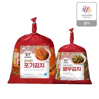 종가집 [종가] 아삭한 포기김치 4.4kg + 열무 2.5kg