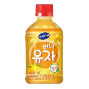  썬키스트 허니유자 280ml 24입