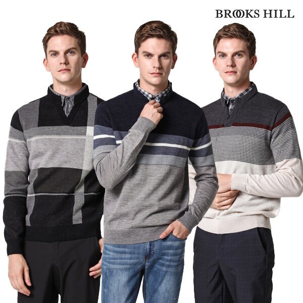 [브룩스힐][1종]시니어 니트_2BIFTD01